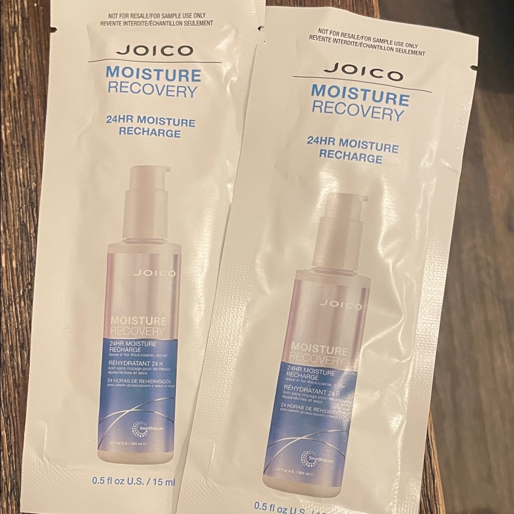 FREE in any bundle Joico Moisture Recovery 24HR Recharge Duo samples